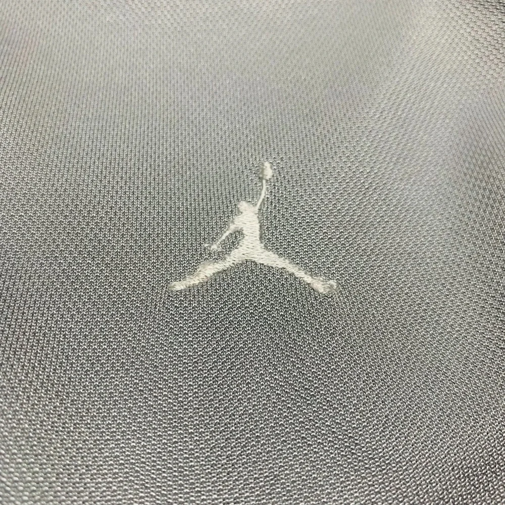 Vintage Air Jordan Jacket Mens L Full Zip Gray Y2K‎ Track Jacket Pockets Mesh